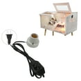 thumbnail image 1 of Ceramic Reptile Heat Lamp Holder, E27 Socket, Adjustable Lighting And Heating, Universal For Reptiles And, 1 of 8