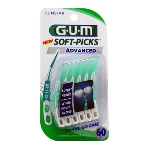 Sunstar Gum SoftPicks Advanced, 60 Ea, 2 Pack
