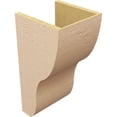 thumbnail image 5 of 11"W x 11"D x 22"H Wide Greensboro Rough Cedar Woodgrain TimberThane Corbel, Primed Tan, 5 of 6