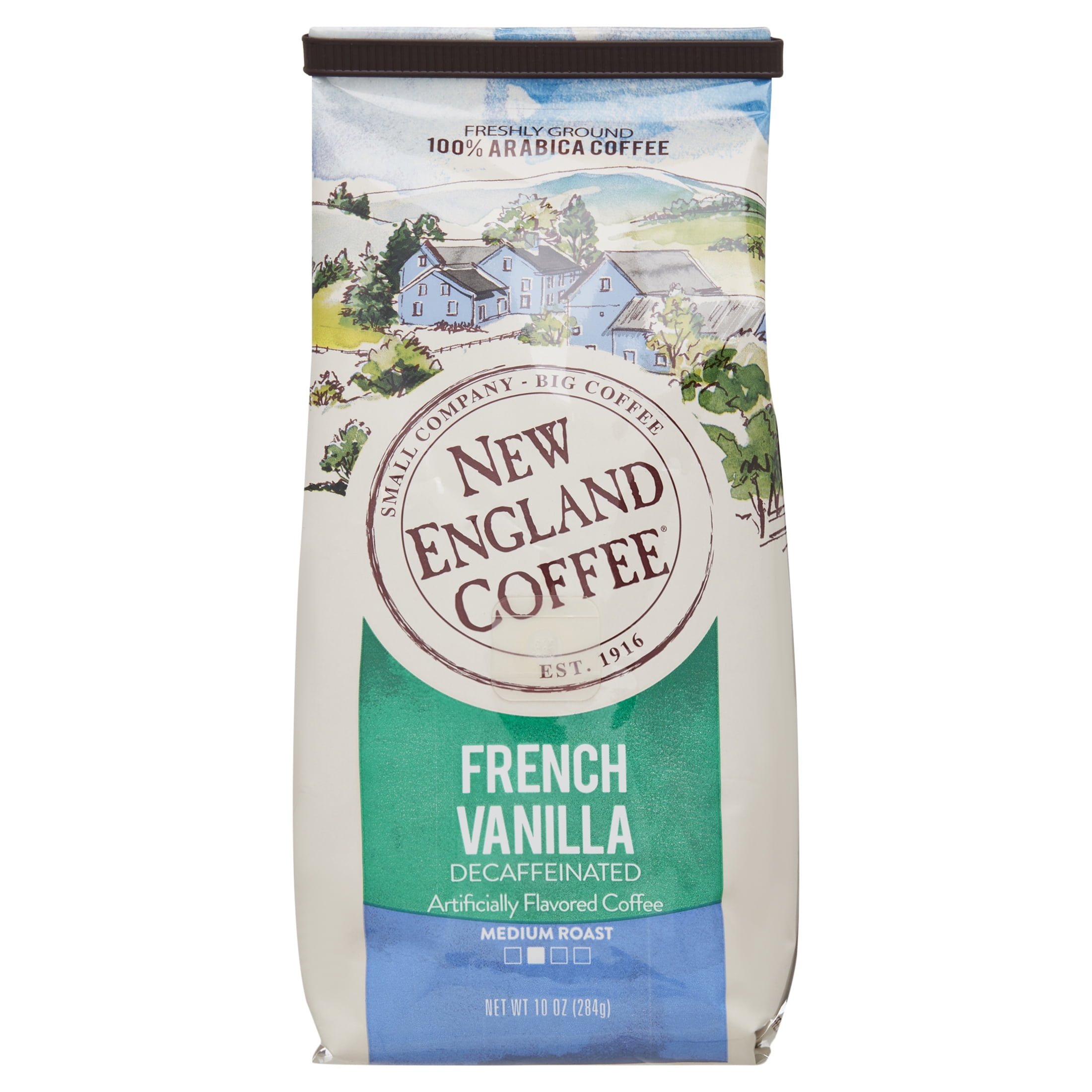 New England Coffee French Vanilla Decaf Ground Coffee Oz Walmart Com