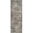 thumbnail image 2 of Hauteloom Gorokan Contemporary Abstract Living Room Bedroom Dining Room Runner Rug - Modern Distressed Bohemian Carpet - Brown, Cream, Beige, Brown, Gray - 2'7" x 10', 2 of 17