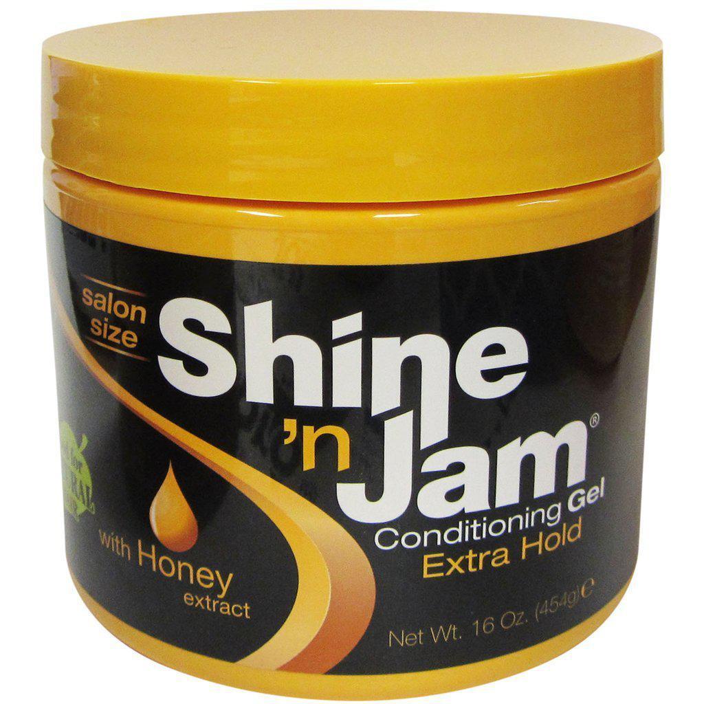 Ampro Shine N Jam Extra Hold Conditioning Styling & Braiding Gel, 4oz., Natural Hair, Moisturizing - image 3 of 4