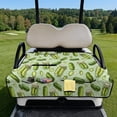 thumbnail image 2 of Psesaysky Golf Cart Seat Covers Universal Golf Cart Seat Blanket with 4 Pockets and Handle Fit for EZGO TXT RXV/Club Car DS Precedent Front Seats 2-Person Seats, Green Pickle, 2 of 8