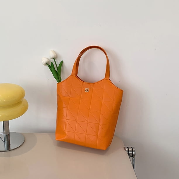 Bolso de mano para mujer, Bolso de mano elegante a cuadros, Bolso de mano informal a la moda para mujer