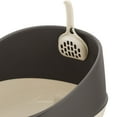 thumbnail image 5 of PAW TRAX Rimmed Cat Litter Pan, Brown, 5 of 5