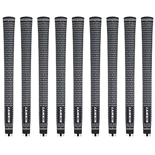 Lamkin Crossline Standard (0.600) 9 Piece Golf Grip Bundle