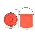 thumbnail image 3 of Yyuenw Collapsible Bucket,Portable & Ultra Lightweight Outdoor Basin Bucket,Portable Small Bucket Children Outdoor Travel Water Storage,Folding Bucket for Fishing,Camping,Hiking, 3 of 5