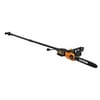 WORX WG309 8.0 Amp Electric Pole Saw, 10-Inch- Chainsaw and Pole Saw All in One