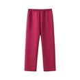 thumbnail image 2 of Blmnix Womens Pajama Pants Fleece Pajamas Sleep Pants Plus Size Pjs Full Pink Wide-Leg Valentines Day Pjs Women,XL, 2 of 5