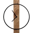 thumbnail image 3 of Ren Wil Cl220 Amika 25.5"W Modern Rustic Natural Mango Wood Analog Wall Clock - Natural, 3 of 4