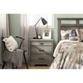 thumbnail image 5 of Pemberly Row Traditional 2 Drawer Nightstand in Gray Maple, 5 of 6