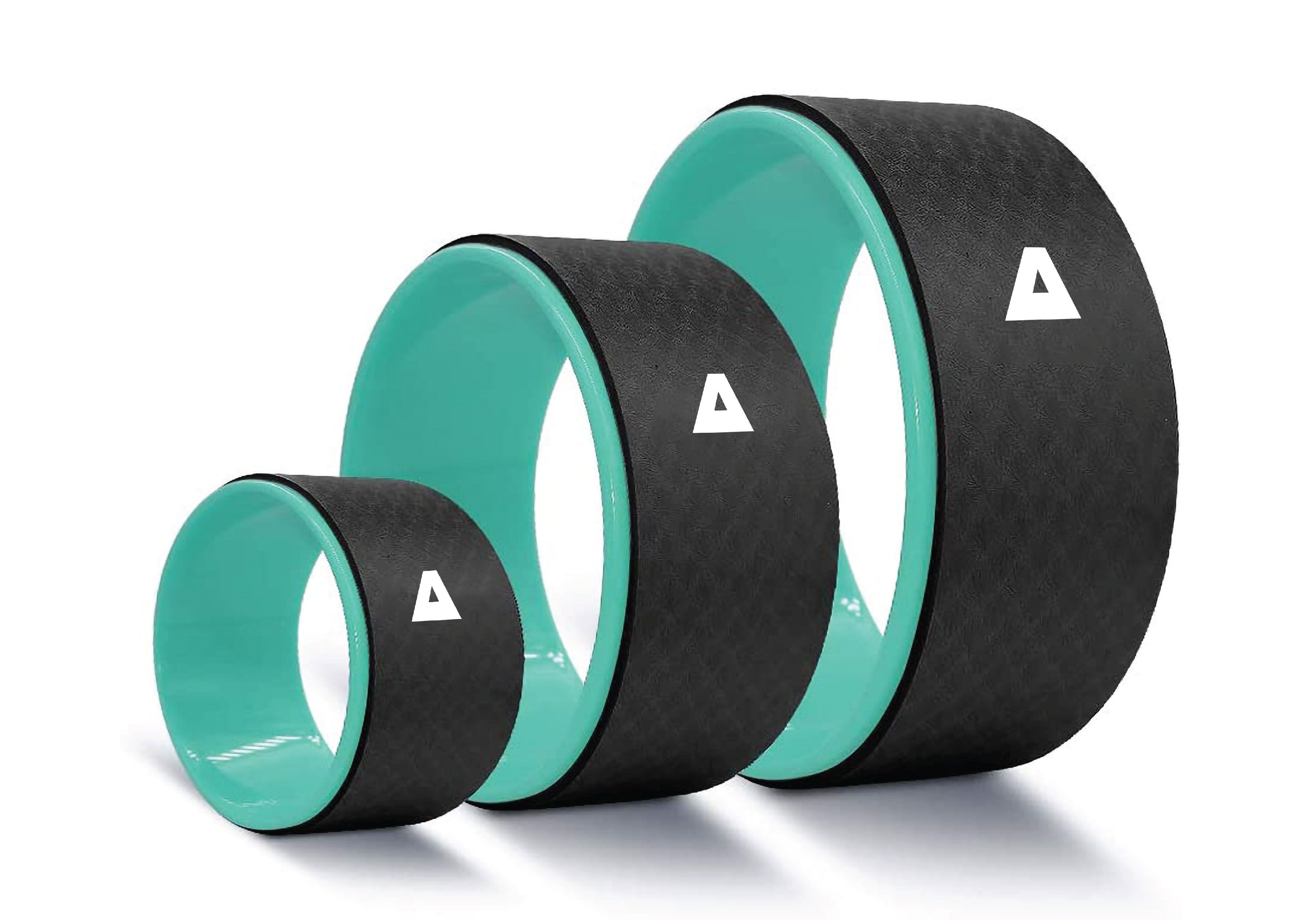 TRAKK Yoga/Fitness Wheel (3-Pack), Back Roller for Muscle Relaxation,  Stretching Back for Pain Relief, Back Pain, Massages, Cracking and Popping,  Multifunctional Yoga Wheel Back Wheel- Black/Green - Walmart.com