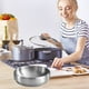 thumbnail image 5 of Ramen Bowls Soup Bowls Stainless Steel Serving Bowls Noodles Soba Noodles Instant Noodles Pasta Salad Grains, 5 of 6