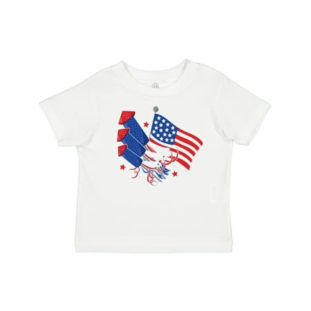 

Inktastic USA Flag Patriotic 4th of July Gift Toddler Boy or Toddler Girl T-Shirt