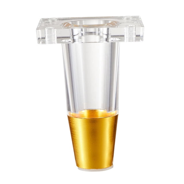 Pata de mueble para sofá, sofá, sofá, acrílico, resistente, con capacidad de carga, elegante, decorativa, para mueble de TV, silla, armario, estante, 10 centímetros