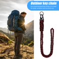 thumbnail image 4 of Mdesiwst Braided Lanyard for Outdoor Activities Paracords Lanyard with Buckle Strong Hanging Rope for Keychain Necklace ID Card Badge Holder, 4 of 5