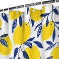 thumbnail image 3 of Yellow Lemon Fruit Leaves White Pattern Shower Curtain 72"x84" ,Bathroom Decorative Shower Curtains Set with 12 Hooks,Modern Waterproof Washable Shower Curtain, 3 of 6