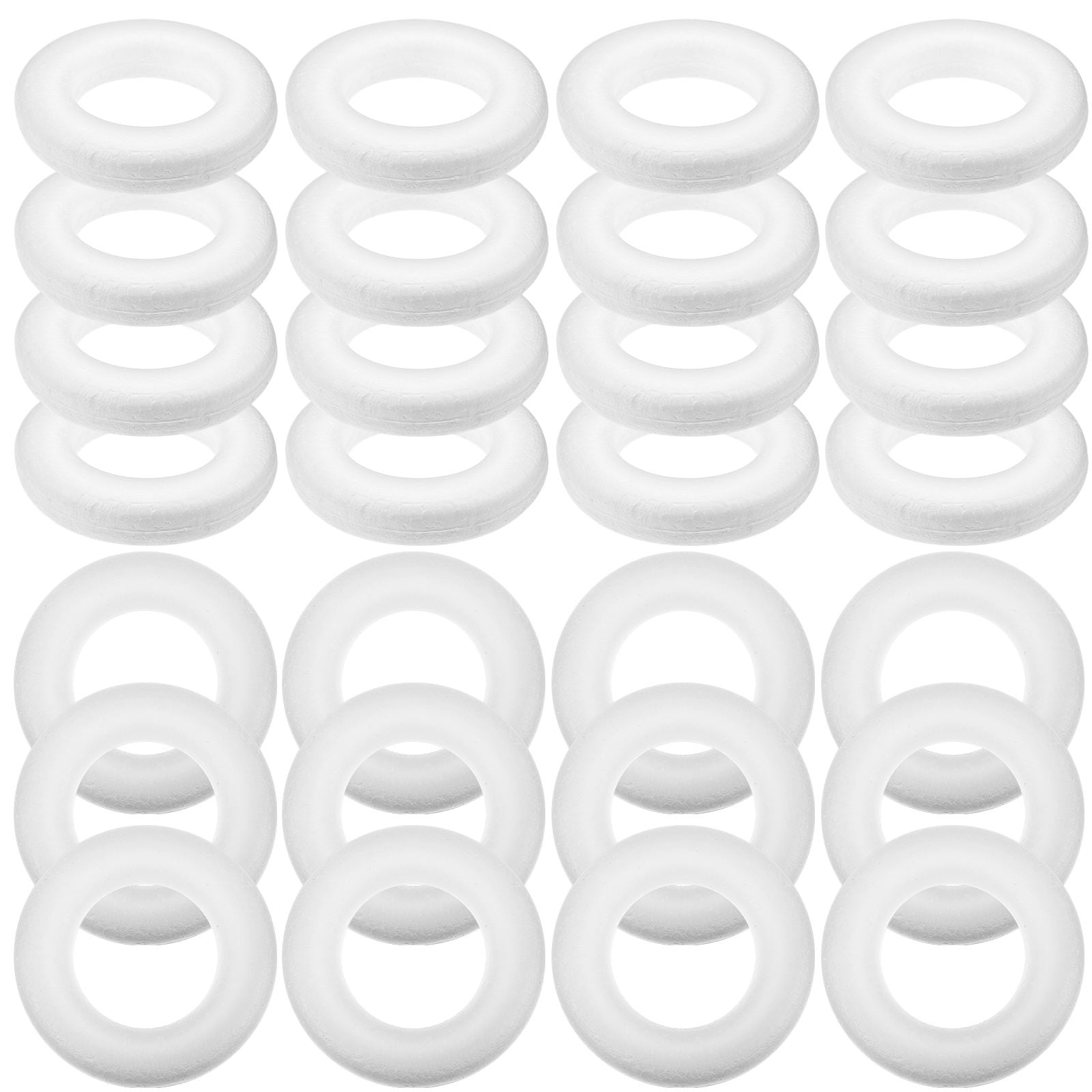 Masteelf 30 Pcs Floral Foam Balls Polystyrene Foam Wreath 7.30X7.30X1.70CM