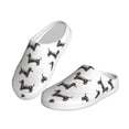 thumbnail image 2 of Balery Dachshund Dog Puppy Pattern Women's Fuzzy Memory Foam Slippers Fluffy Winter House Shoes Indoor and Outdoor-42/43, 2 of 7