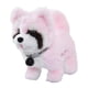 thumbnail image 1 of Juguete de peluche para perro que camina eléctrico, interactivo, electrónico, lindo, repite lo que dices. Rosa, 1 of 9