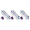 thumbnail image 4 of VONKY 3piece Metal Fabric Quilting Ruler Accuracy And Ease Of For DIY Fabric Crafts Precision Sewing Gauge 3Set, 4 of 6
