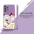 thumbnail image 1 of Hello Kitty Cinnamoroll Kuromi familia líquido caso para Samsung Galaxy A73 A71 A72 A12 A21s A22 A23 A31 A32 A51 A52 A52s A53 A02s xuanjing  unisex, 1 of 2