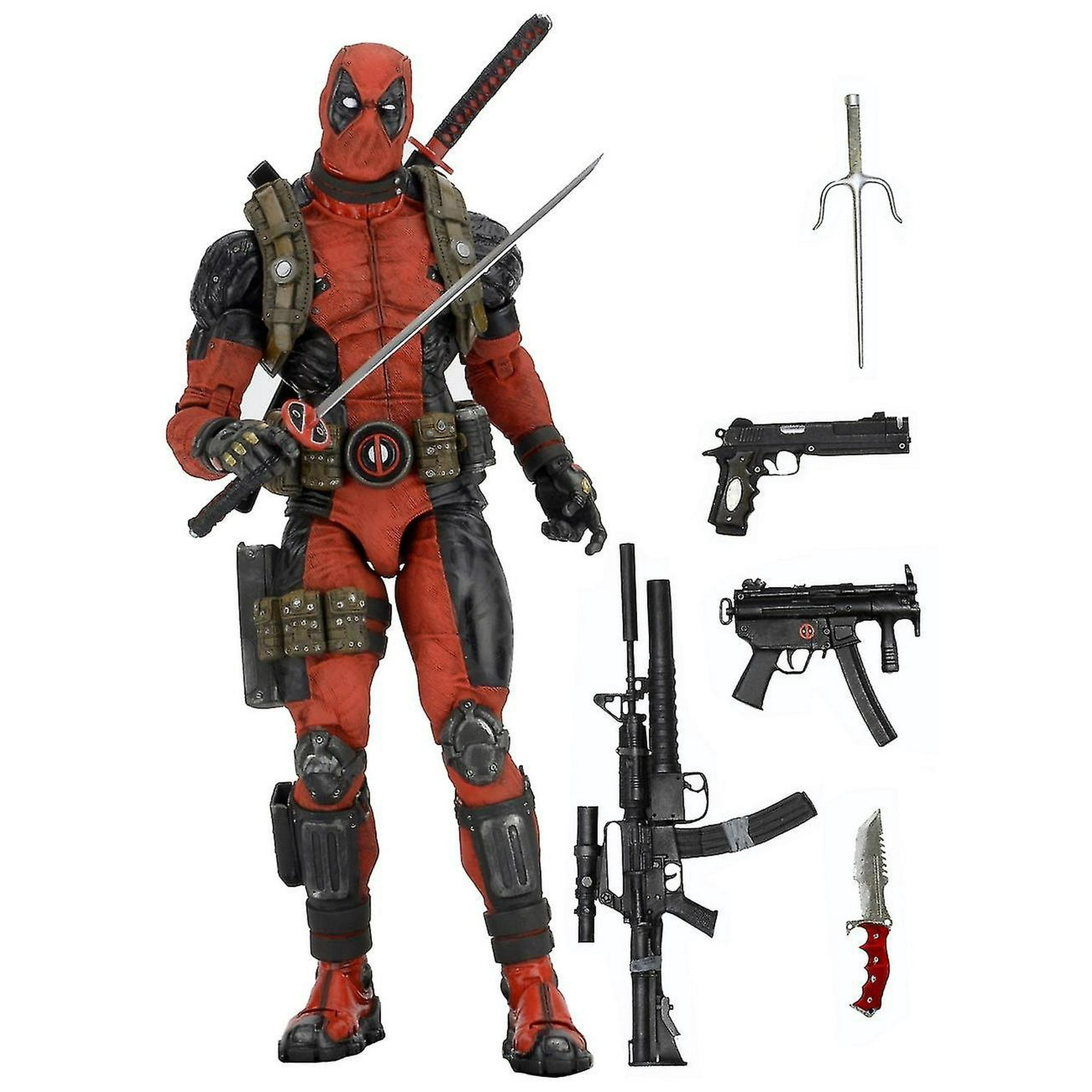 Zmleve X Men Wolverine Deadpool Figure Six Inches Poseable Toy