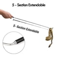 thumbnail image 3 of [2 Pack] Collapsible Snake Hook Extend to 39.3”, iClover Telescoping Pocket Stainless Steel Snake Reptile Herp Safe Hook Handle Tools, 3 of 6