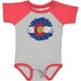 thumbnail image 3 of Inktastic Colorado Flag Sunflower Boys or Girls Baby Bodysuit, 3 of 5