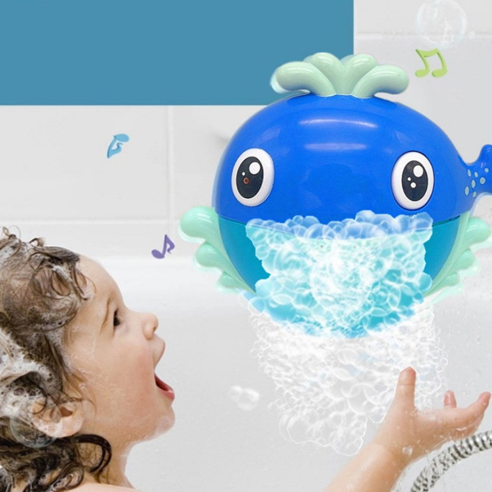 Children's Bath Toy Bubble Machine Baby Bath Music Whale Bubble Machine