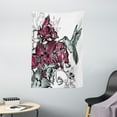 thumbnail image 1 of Hummingbirds Decorations Wall Hanging Tapestry, Orchid Flowers Bouquet and A Hummingbird Decorative Artistic Design Artwork, Bedroom Living Room Dorm Accessories, 40 X 60 Inches, by Ambesonne, 1 of 1
