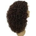 thumbnail image 6 of LUXLUXE Precious Curly Curly 17 in Long Lace Front Wig, Heat Resistant Fibers ,Medium Brown, 6 of 7
