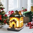 thumbnail image 4 of Navidad LED Village House Party Atmósfera Resina Casa luminosa para el hogar (A) JShteea Libre de BPA, 4 of 7