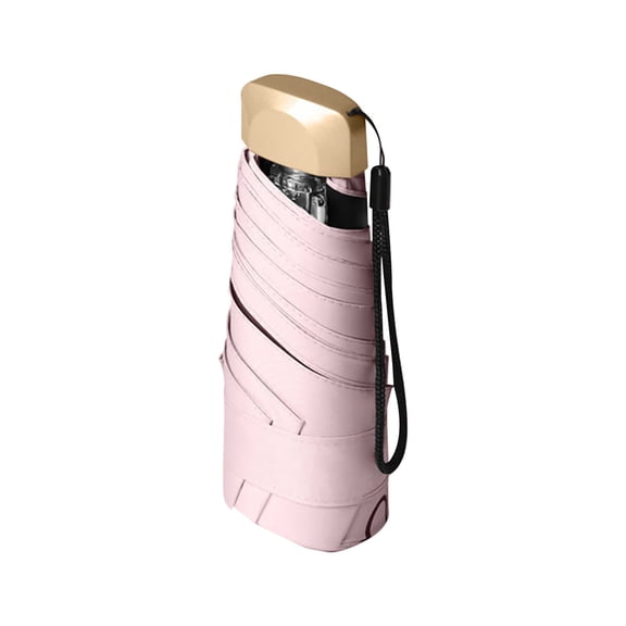 LHWEN Portable Travel Sun Umbrella Windproof Lightweight -Use Compact Pocket Umbrella for Women Sun and Rain Small Foldable Umbrella for Backpack Handbag Car Ideal for Daily Use