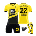 thumbnail image 4 of Dortmund Home Jersey No.7 Reina No.11 Reuss Football Uniform Suit 22 Bellingham Spring-SinKeeU, 4 of 4