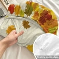 thumbnail image 4 of King Size Fitted Sheet Set - Maple Leaf Fall 3 Piece Bedding Sets 16" Deep Pocket Fitted Sheet with 2 Pillowcases, Thanksgiving Fallen Leaves Autumn Rustic Brushed Microfiber Hotel Luxury Bed Sheets, 4 of 9