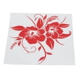 thumbnail image 1 of Car Decal, Weather Resistant Flower Sticker Delicate  For Truck For Motorcycle Red, 1 of 8