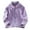 Purple, variant on Zwiiyzr 2-10Y Boys and Girls Polar Fleece Jacket Trendy Solid Color Cute Plush Thick Keep Warm Zipper Outerwear Winter Coat Beige