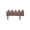 Coffee, variant on Beforeyayn Plastic Garden Fence Picket Fence, Edging for lawns flowerbeds borders decorative yard fencing for home use, for adults, suitable for pool area and patio border,