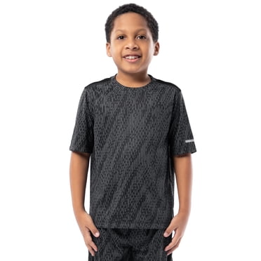 Athletic Works Boys Short Sleeve Core Performance T-Shirt, Sizes 4-18 & Husky