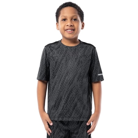 Athletic Works Boys Short Sleeve Core Performance T-Shirt, Sizes 4-18 & Husky