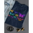 thumbnail image 3 of Neon Insects Shaped T-Shirt Women -Image by Shutterstock, Female 3X-Large, 3 of 4
