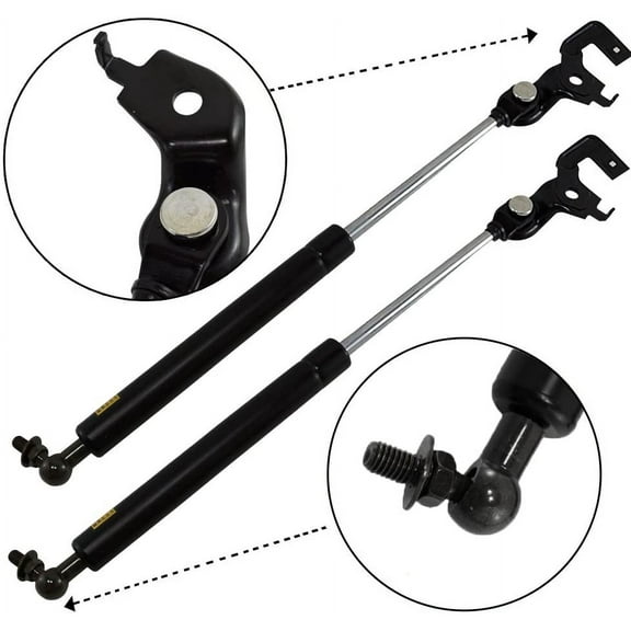 ECCPP Lift Support Hood Replacement Struts Gas Springs Fit for Lexus ES300 1992-1996 for Toyota Camry 1991-1996 Set of 2