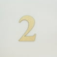thumbnail image 1 of 1 Pc, 12 Inch X 1/4 Inch Thick Times New Roman Bold Wood Numbers 2 Great For Craft Project & Different Decor, 1 of 3