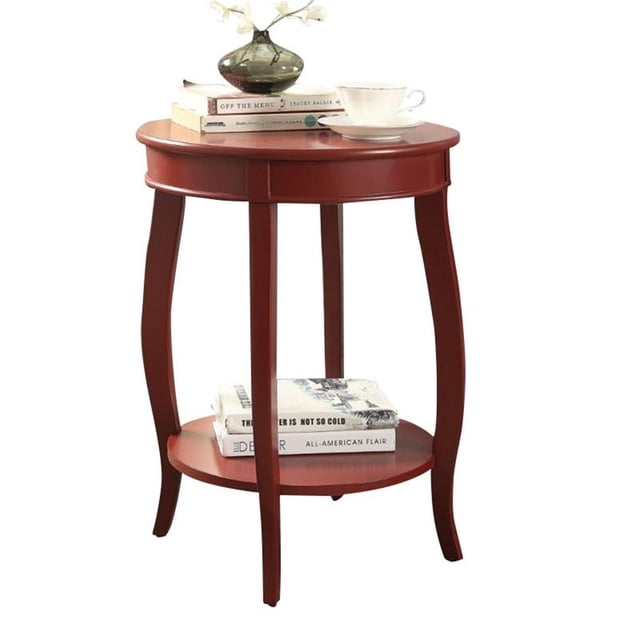 Bowery Hill Table d'Extrémité Rouge