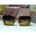 thumbnail image 2 of MIU MIU MU01RS67 Light Havana Glitter Frame Yellow Lens 67 17 140**ITALY***NIB**, 2 of 6
