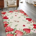 thumbnail image 2 of 4'x6' Area Rugs, Valentine's Day Love Heart Indoor Outdoor Area Rug for Living Room Bedroom, Rustic Eucalyptus Love Heart Washable Bathroom Rugs Kitchen Floor Carpet Mats Home Decor Aesthetic, 2 of 8