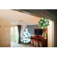 thumbnail image 4 of Ornativity Mistletoe Ball Christmas Ornament - Holiday Mistletoe Bell Hanging Decoration, 4 of 7