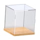 thumbnail image 3 of Caja de exhibición de figuras de acción de mostrador, vitrina de madera multifuncional a prueba de polvo 15x15x16cm, 3 of 9