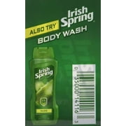Irish Spring Aloe Bar Deodorant Soap, Healthy Feeling Skin, Unisex, 3 Ct